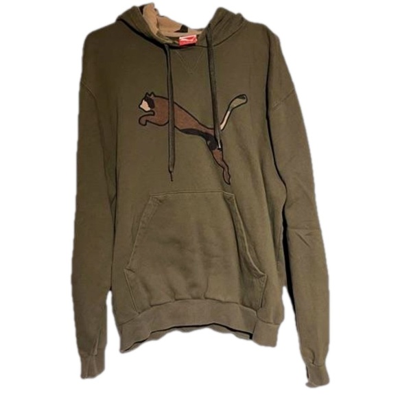 Puma Other - Green PUMA hooded sweater